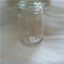 厂家直销700ml玻璃酱菜瓶辣酱瓶罐头瓶密封罐含盖蜂蜜瓶