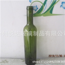 出口欧美500ml墨绿红酒瓶现货销售