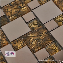 [厂家特供]玻璃马赛克仿古瓷砖电视背景墙现代风格佛山瓷砖