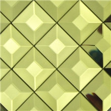 佛山玻璃马赛克磨边镜金镜镜面马赛克背景墙厂家直销批发