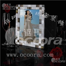 【贝壳相框】深圳讴珂品牌高端订制相框纯手工制作天然珍珠贝壳