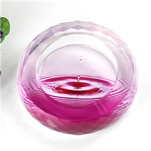 新款高档水晶烟灰缸精品烟缸送老爸特大号时尚创意实