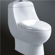 易家御福卫浴连体座便器马桶座厕超亮洁坐便器洁具4002