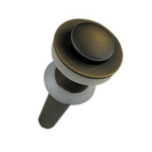 仿古全铜下水全铜欧式仿古下水器台盆弹跳无溢水孔