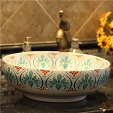 地中海风格艺术台盆洗手盆洗面盆洗脸盆台上盆-拉丁风情