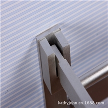 百泓毛巾架浴巾架太空铝卫浴挂件置物架浴室砂光挂件B1-002B