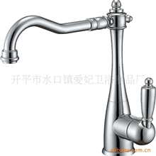 供应批发优质全铜镀铬厨房水龙头开平水龙头爆款