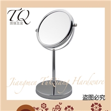 厂家直销促销礼品家用时尚出口台式两用金属美容化妆浴室镜