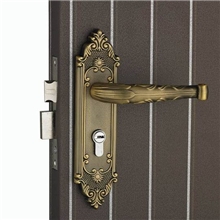 宝利是欧式现代风格卧室门锁仿古铜房门锁具厂家质量保障门锁