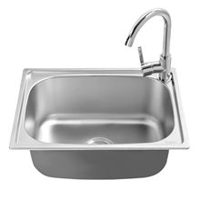 厂家供应水槽单槽高级不锈钢厨房水槽套餐YM-5338