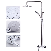 厂家供应沐浴花洒全铜三档带下出水浴室花洒套装BKL-011