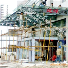 大量批发建焊牌商务楼玻璃雨棚配件变截面H钢臂只卖8元/公斤