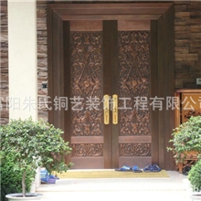 l件起批批发供应高品质的锻打精致铜门别墅铜门