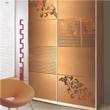 移门厂家批发茶镜玉砂玻璃推拉门蜂窝玻璃门专利产品