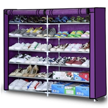 冠琦七层十二格简易鞋柜宜家组合鞋架无纺布鞋柜厂家特价