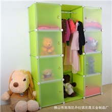 12格简易衣柜.百变万能板.百变置物柜.组合柜.收纳柜.创意魔片