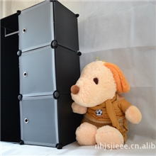 9格简易衣柜.百变置物柜.组合柜.收纳柜.DIY魔片