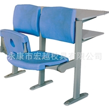 永康校具厂家直接批发学校多媒体教室专用可翻转排椅