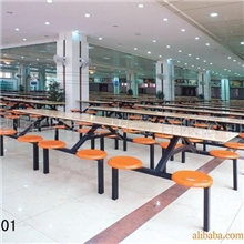 RC-01食堂餐桌椅员工餐厅餐椅四人餐椅