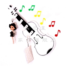 【企业集采】宜家家居装饰小提琴首饰衣帽挂架创意衣帽挂架