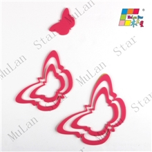 亚克力立体墙贴批发创意蝴蝶墙贴室内装饰品时尚墙贴艺术墙贴