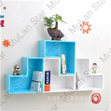 【墙上书架】创意格子厂家家居装饰墙壁装饰书架隔板置物架