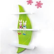 烤漆创意格子批发树叶隔板搁架书架饰品架一字隔板厂家直销