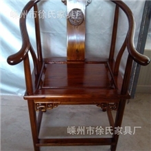 角花圈椅电脑桌椅办公茶椅中式仿古实木家具椅子054