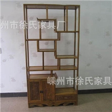 单个古董架博古架多宝格榆木博古架博古架批发017