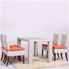 藤家具佛山pe藤家具餐桌椅组合餐桌椅批发家用餐桌3063