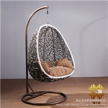 四君藤家具藤椅儿童鸟巢吊椅秋千吊椅藤编吊椅单人7112