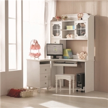 韩式田园成人家具韩式书柜，卧室书桌韩式转角书台605