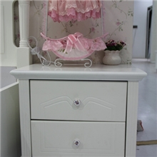 批发供应韩式床头柜时尚典雅象牙白