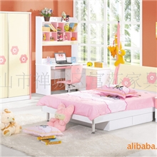 【厂家批发】儿童套房家具（1.2米床趟门衣柜）817卧室
