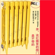 l精品推荐供应圣春牌内腔无砂铸铁喷塑中心距600mm型暖