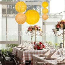 厂家直销节庆彩色色圆形纸灯笼大量批发纸灯笼