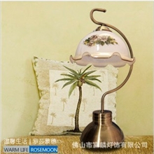 [富麟灯饰]欧式田园小台灯卧室床头台灯卧室床头创意1014