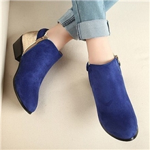 惠东女鞋批发代理暴款英伦短靴新款马丁靴粗低跟春秋女士短靴子