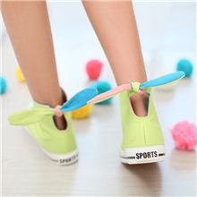 秋季新款可爱兔耳朵糖果色高帮帆布鞋女鞋子韩版潮学生休闲鞋单鞋