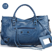 2013年巴家新款女包中号机车包进口皮女士手提单肩包084332