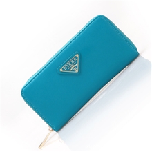 厂家供应女士钱包批发长款拉链十字纹女式手拿包真皮钱包钱夹