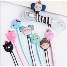 韩国文具森林家族萌物家族长条绕线器8款罗马尼绕线器