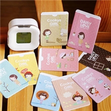 韩国文具/韩版cookysgirl可爱卡套/交通卡饭卡校园卡套