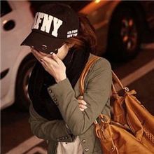 AFNY鸭舌帽棒球帽批发磨破洞字母帽子