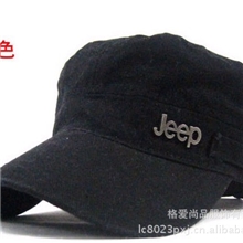 M009时尚平顶帽秋冬男女帽子字母棒球帽鸭舌帽休闲军帽
