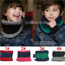 HYC009秋冬新款儿童围巾韩版潮宝宝围脖男童女童时尚围巾围脖批发