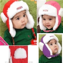 秋冬加厚男女童韩版儿童雷锋帽/婴儿帽冬童帽护耳帽风雪帽批发