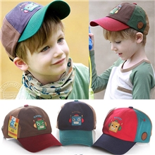 韩版机器人棒球帽儿童太阳帽遮阳帽鸭舌帽子批发