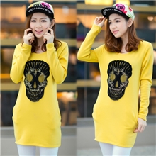 一件代发女装T恤秋冬加绒打底衫免费代理日韩服装服饰免费加盟