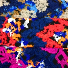 现货批发法兰呢电脑印花面料时尚秋冬装杭州水墨旗袍布料